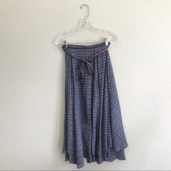 Free People Wrap Skirt - Picture 2 of 9